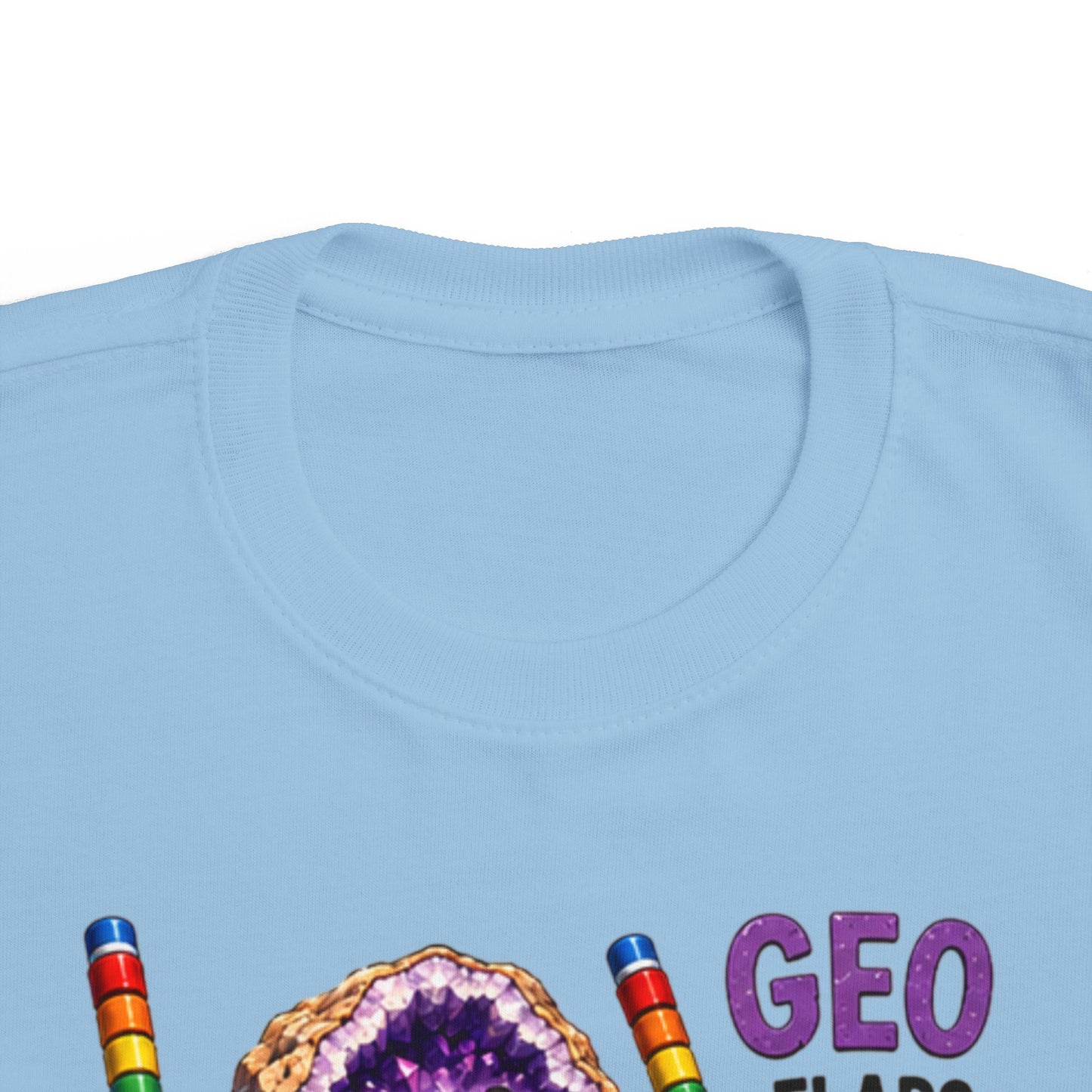"Geo Flaps with Sticks" Stimming Geode Autism Self Sensory Regulation Toddler Tee