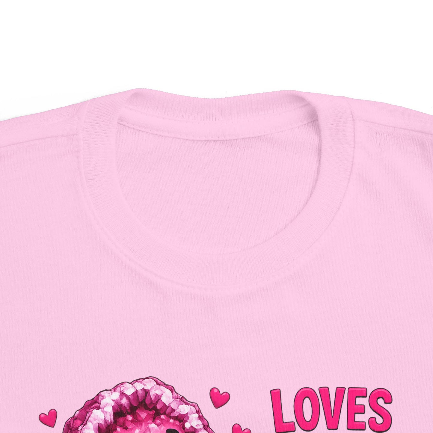 “Loves Soft Things” Stimming Geode Autism Self Sensory Regulation Toddler Tee
