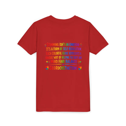 "CHEWS" Stimming Geode -Autism Self Sensory Regulation Youth Tee