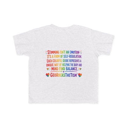 "Music Lover" Stimming Geode Autism Self Sensory Regulation Toddler Tee