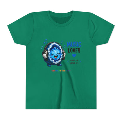 "Music Lover" Stimming Geode-Autism Self Sensory Regulation Youth Tee