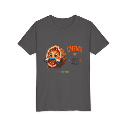 "CHEWS" Stimming Geode -Autism Self Sensory Regulation Youth Tee