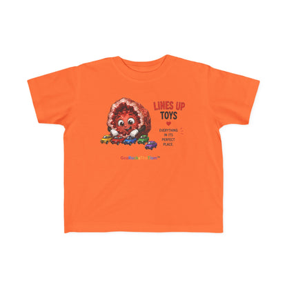 "Lines Up Toys" Stimming Geode Autism Self Sensory Regulation Toddler Tee