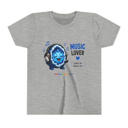 "Music Lover" Stimming Geode-Autism Self Sensory Regulation Youth Tee