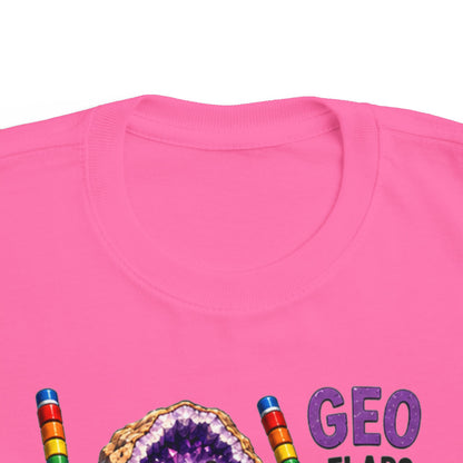 "Geo Flaps with Sticks" Stimming Geode Autism Self Sensory Regulation Toddler Tee