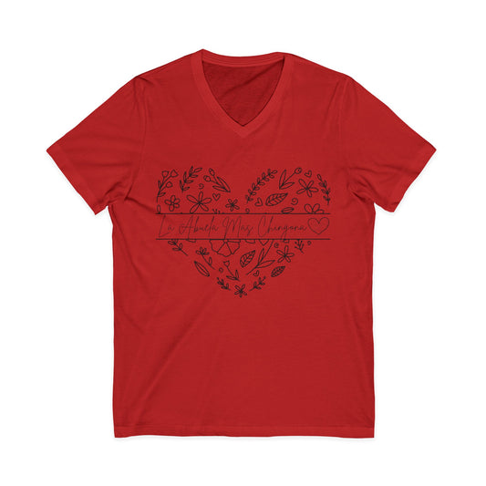 La Abuela Mas Chingona- V-Neck Tee