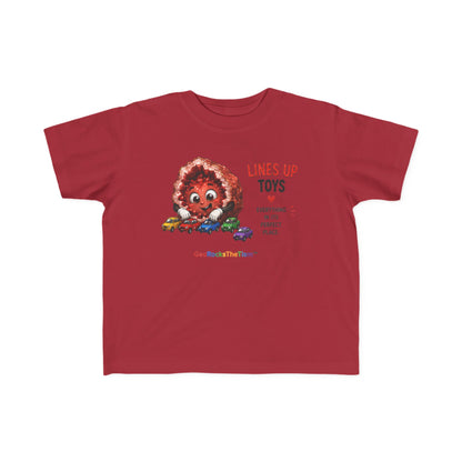 "Lines Up Toys" Stimming Geode Autism Self Sensory Regulation Toddler Tee