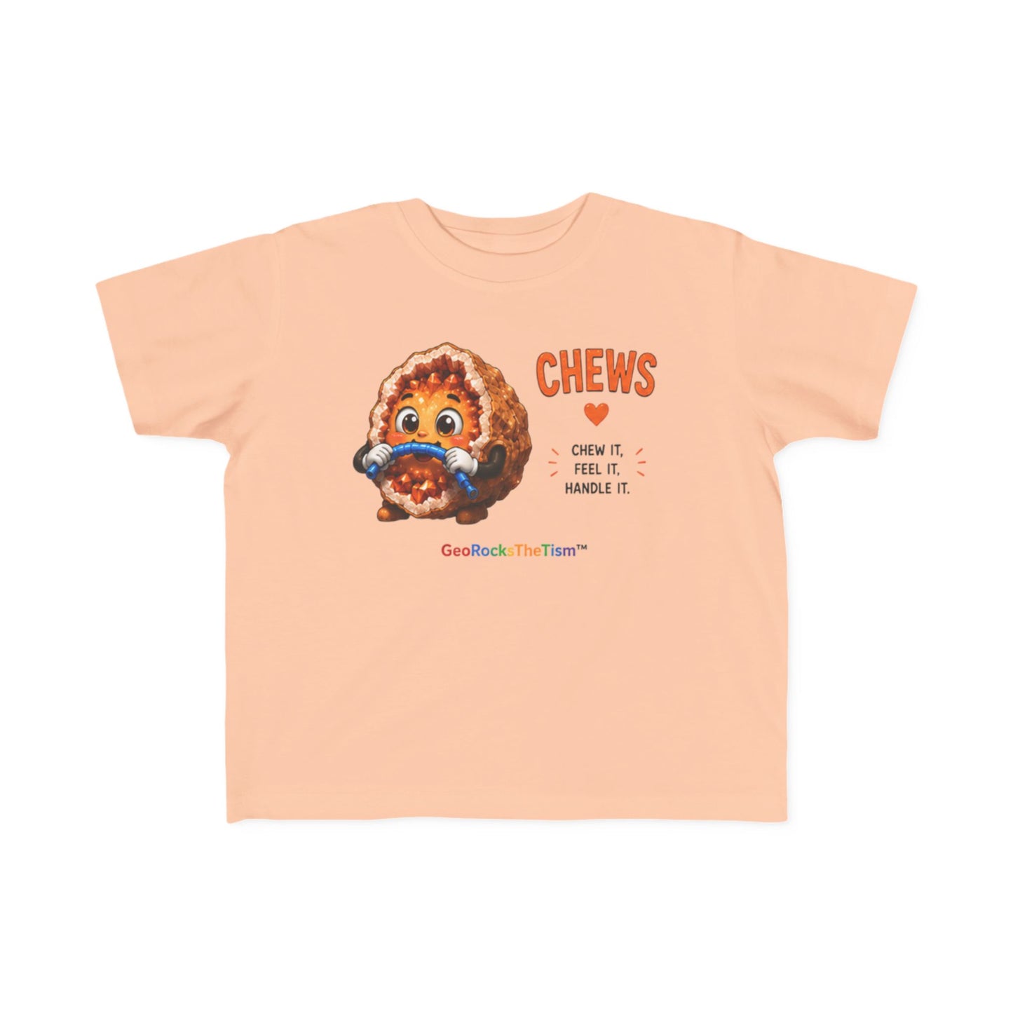 “Chews” Stimming Geode Autism Self Sensory Regulation Toddler Tee