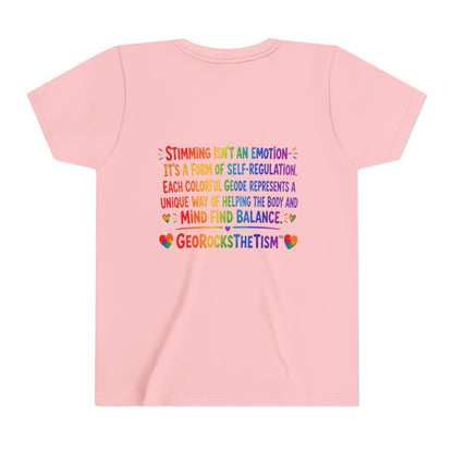 "Rocking" Stimming Geode -Autism Self Sensory Regulation Youth Tee