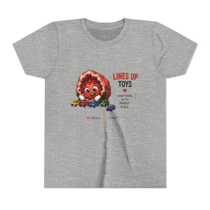 "Lines Up Toys" Stimming Geode -Autism Self Sensory Regulation Youth Tee