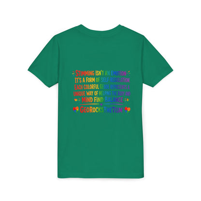 "Rocking" Stimming Geode -Autism Self Sensory Regulation Youth Tee
