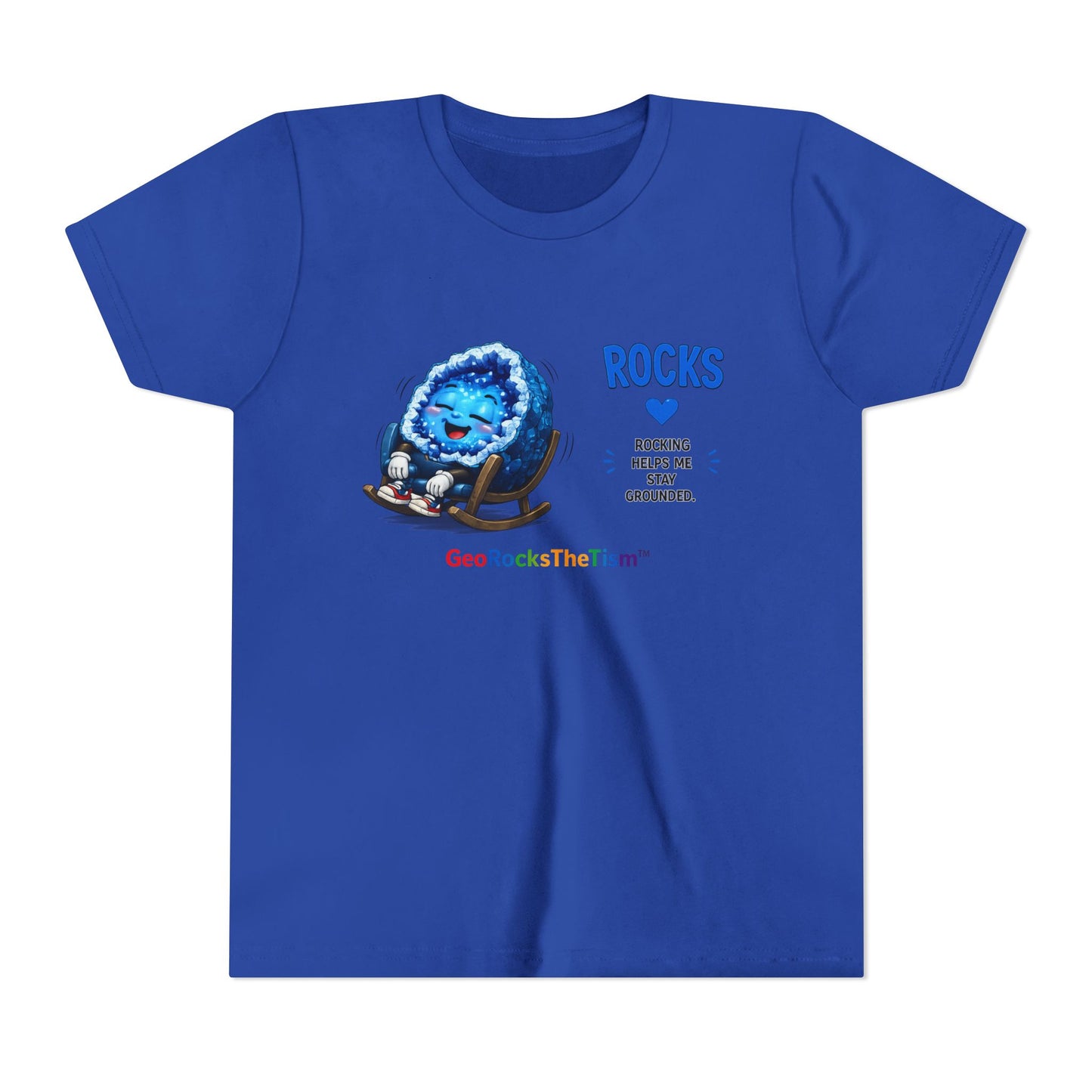 "Rocking" Stimming Geode -Autism Self Sensory Regulation Youth Tee
