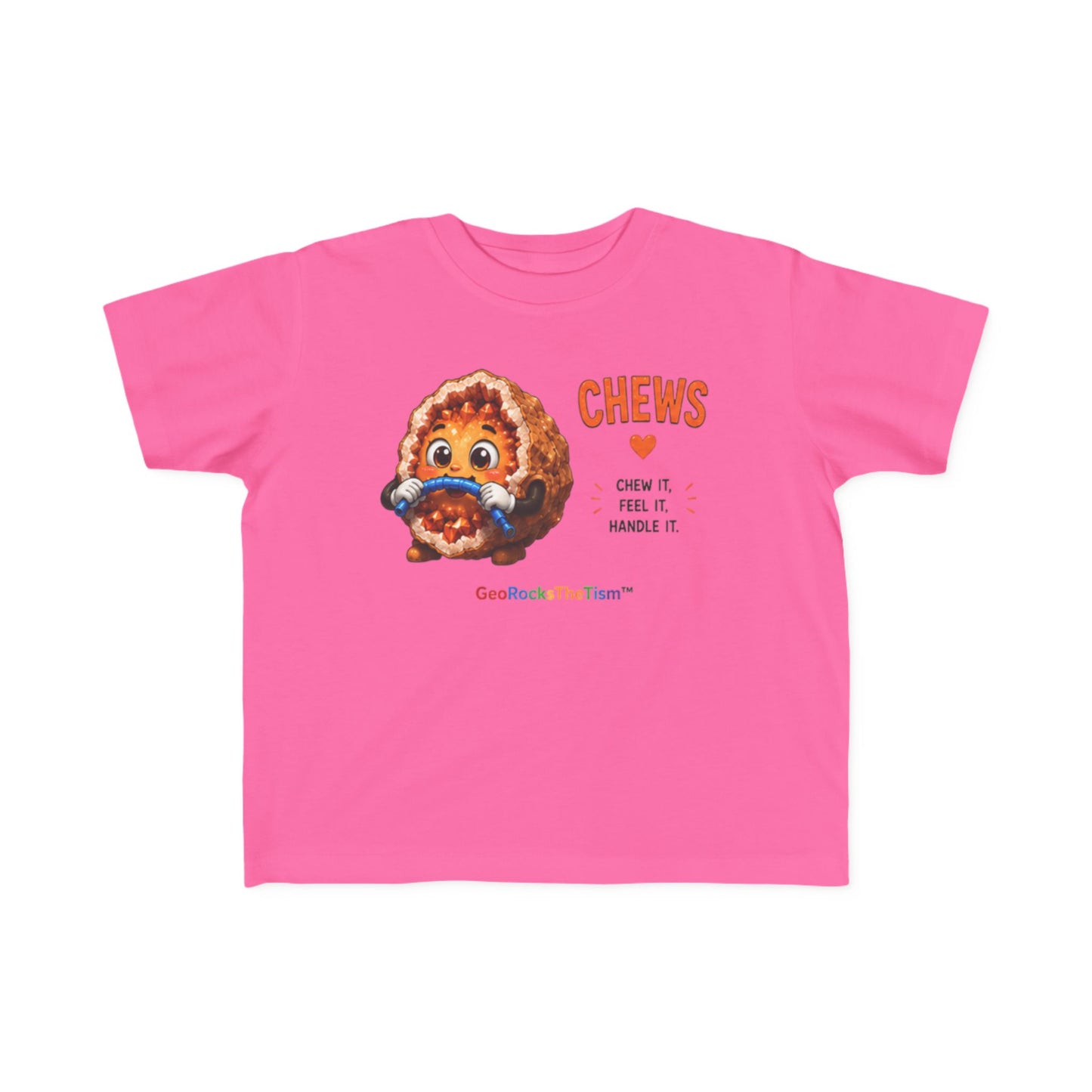 “Chews” Stimming Geode Autism Self Sensory Regulation Toddler Tee