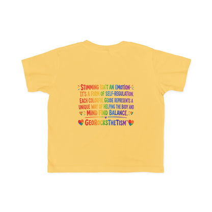 Educational Stimming Geode -Autism Self Sensory Regulation Toddler Tee