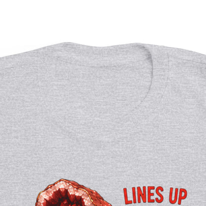 "Lines Up Toys" Stimming Geode Autism Self Sensory Regulation Toddler Tee