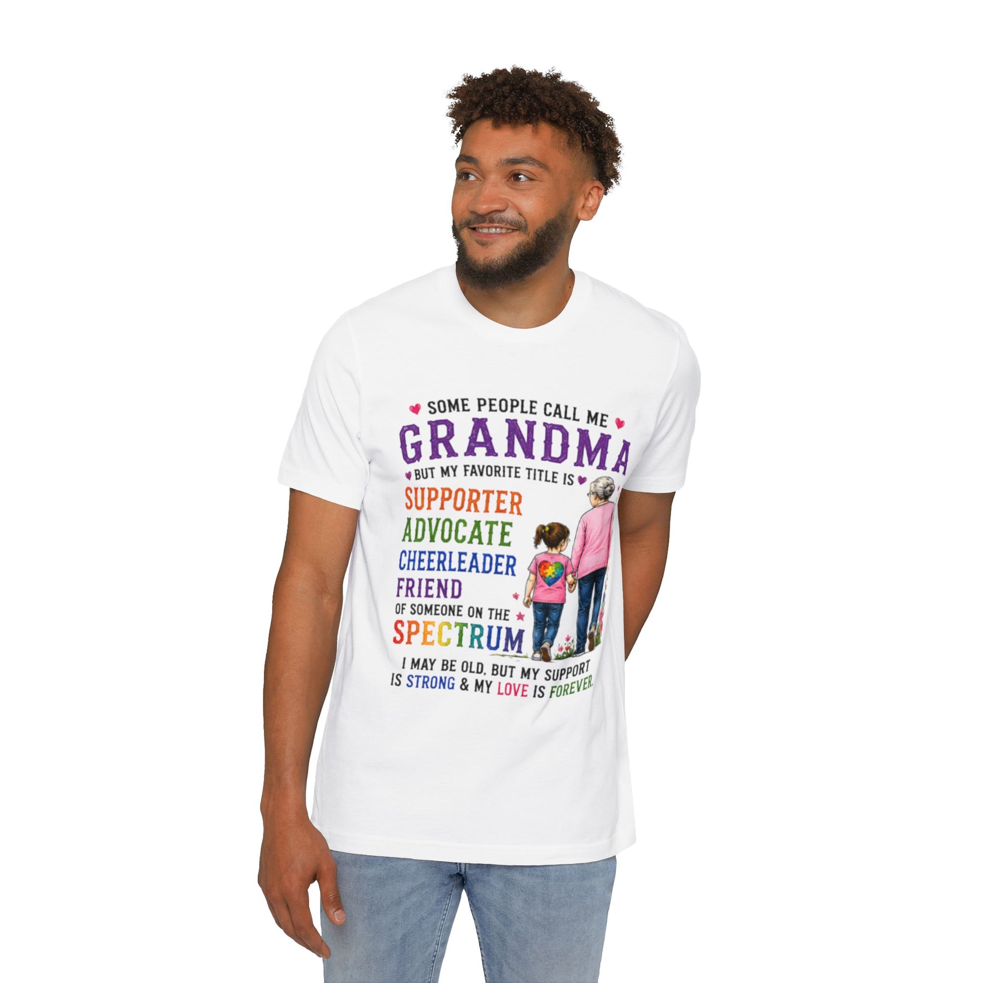 Grandma Autism Support T-Shirt – 'Some People Call Me Grandma' Advocate Tee - Geo Rocks The 'Tism