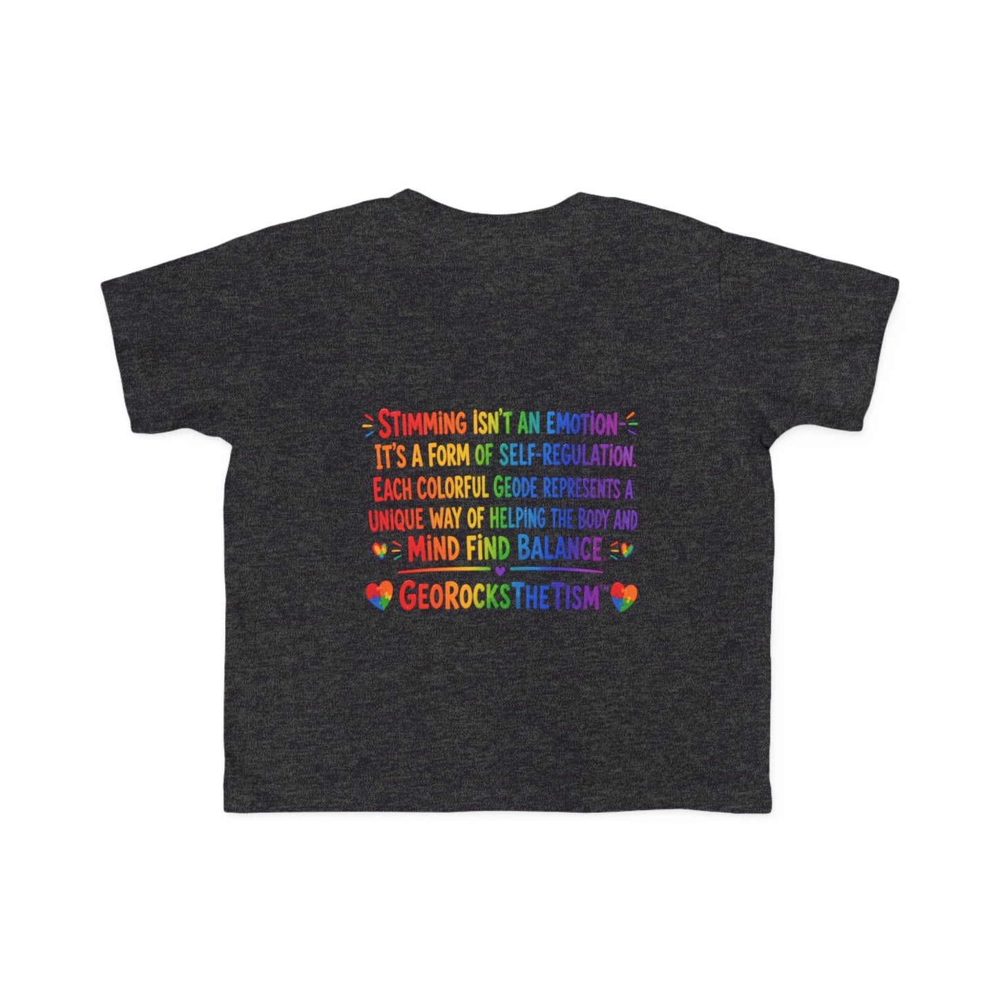 "Squeals" Stimming Geode Autism Self Sensory Regulation Toddler Tee