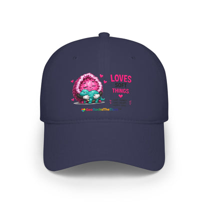 "Loves Soft Things" Stimming Geode -Autism Self Sensory Regulation Cap