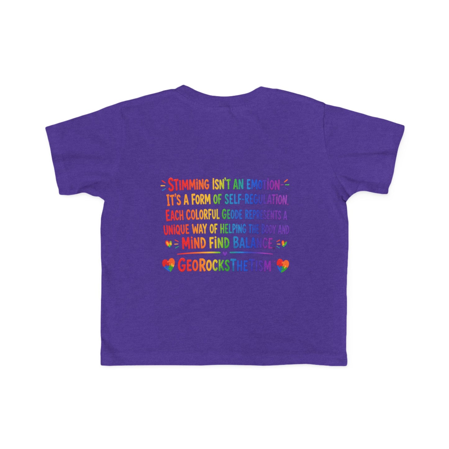 "Music Lover" Stimming Geode Autism Self Sensory Regulation Toddler Tee
