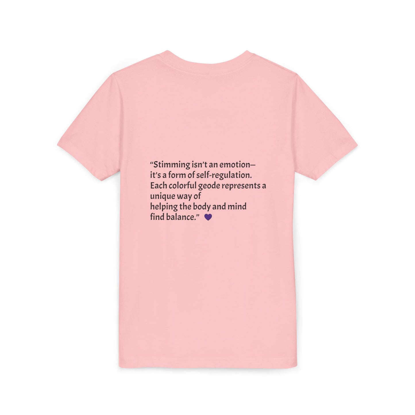 “GEO Flaps with Sticks!” Stimming Geode -Autism Self Sensory Regulation Youth Tee