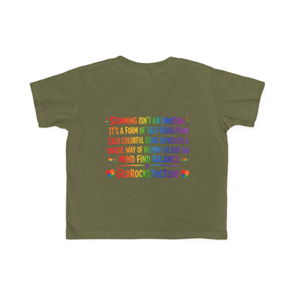 "Music Lover" Stimming Geode Autism Self Sensory Regulation Toddler Tee