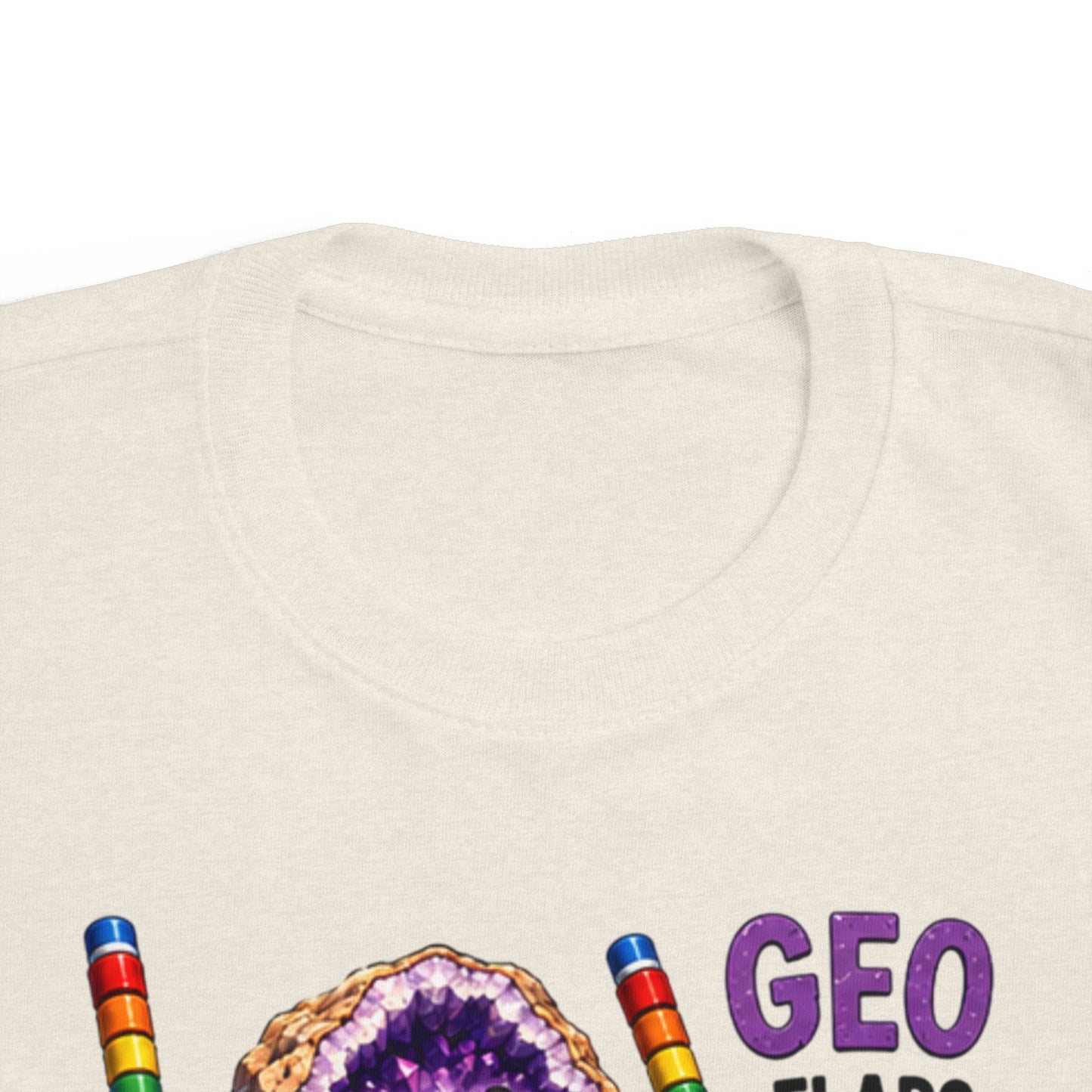 "Geo Flaps with Sticks" Stimming Geode Autism Self Sensory Regulation Toddler Tee