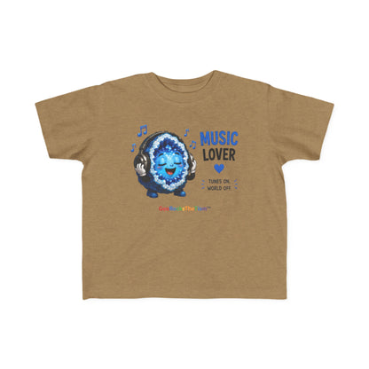 "Music Lover" Stimming Geode Autism Self Sensory Regulation Toddler Tee