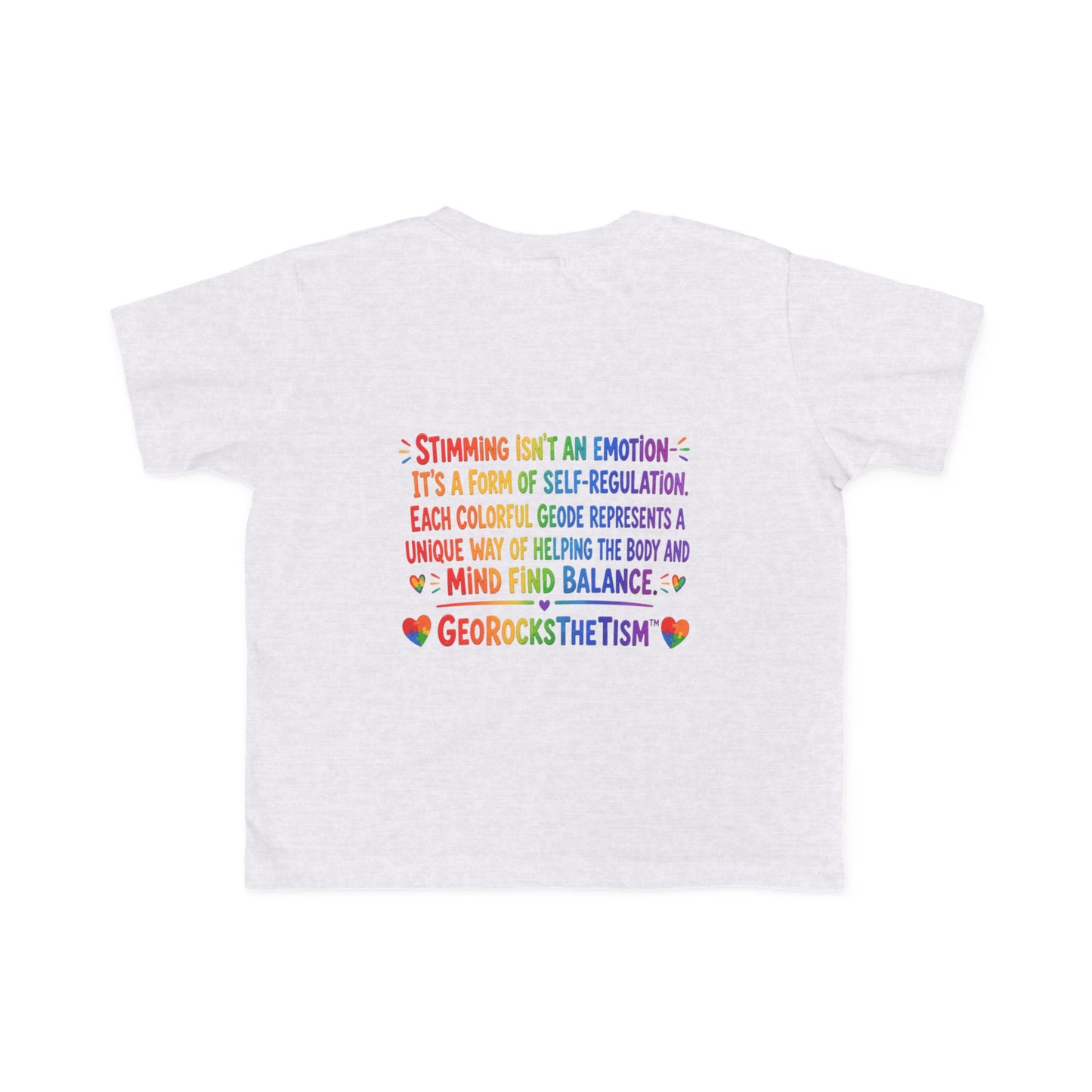 Educational Stimming Geode -Autism Self Sensory Regulation Toddler Tee