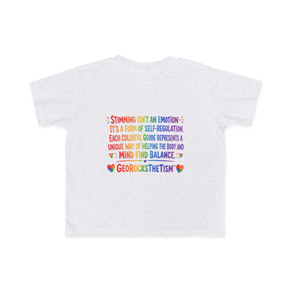 Educational Stimming Geode -Autism Self Sensory Regulation Toddler Tee