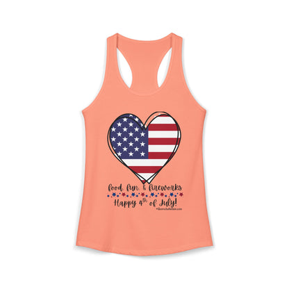 All Heart for America Racerback Tank