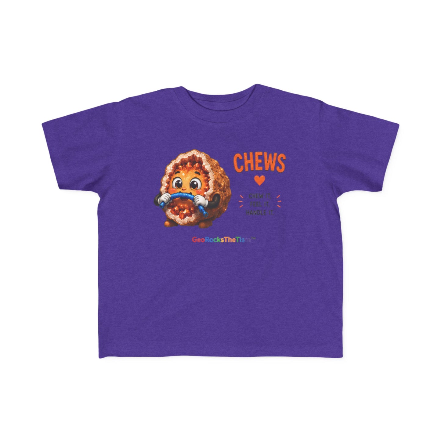 “Chews” Stimming Geode Autism Self Sensory Regulation Toddler Tee
