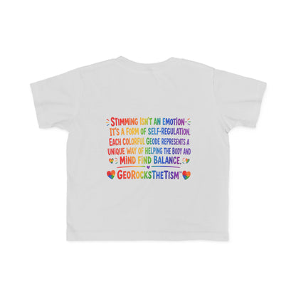 "Music Lover" Stimming Geode Autism Self Sensory Regulation Toddler Tee