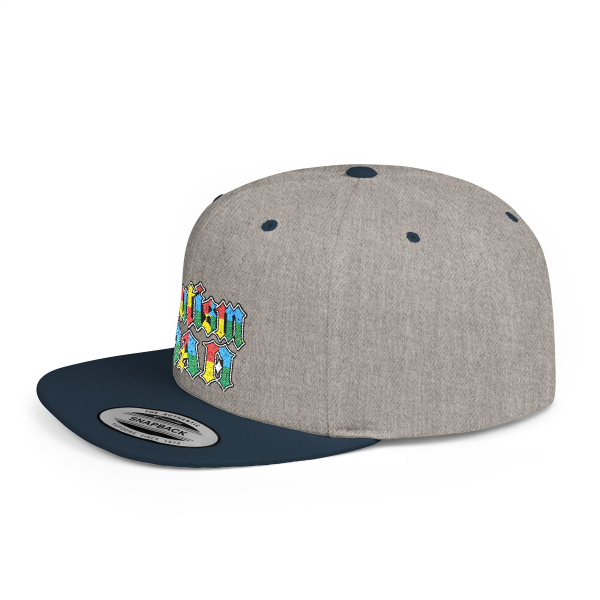 Autism Proud Dad Colorful Embroidered Snapback