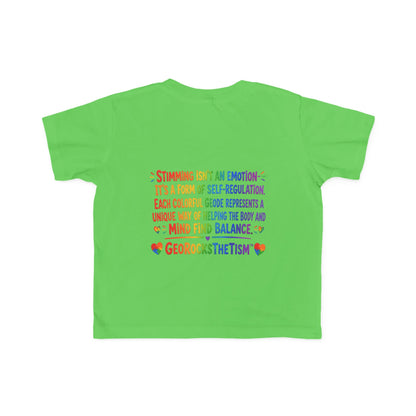 “Covers Eyes Sometimes” Stimming Geode Autism Self Sensory Regulation Toddler Tee