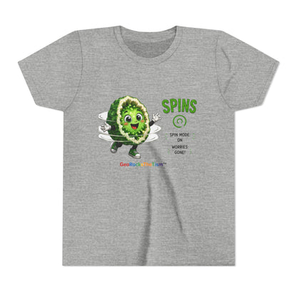 "Spins" Stimming Geode -Autism Self Sensory Regulation Youth Tee