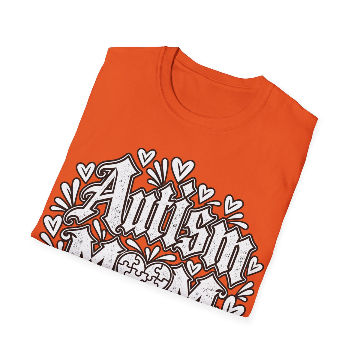 Autism Mom T-Shirt "Powered by Love, Patience & Advocacy"