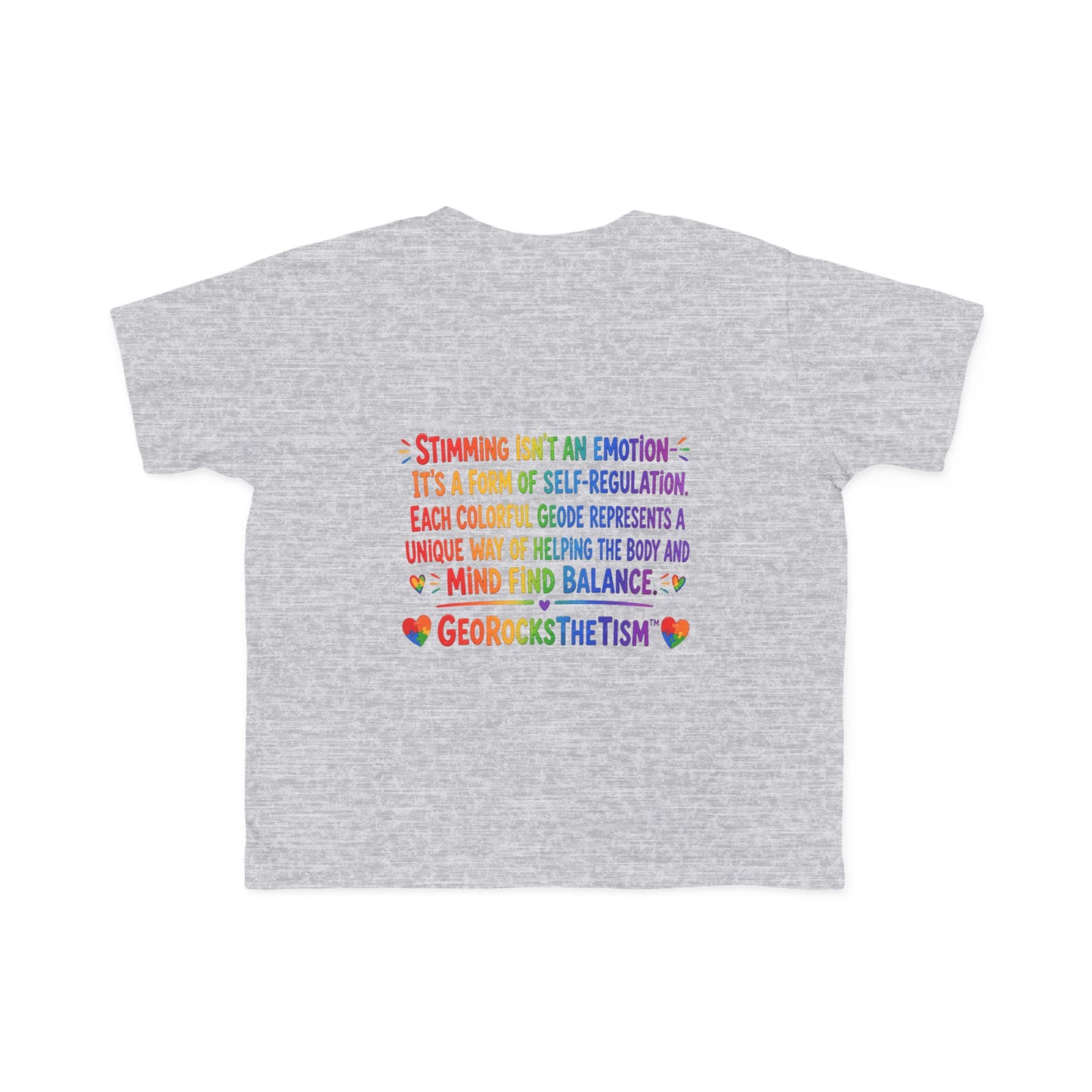 Educational Stimming Geode -Autism Self Sensory Regulation Toddler Tee