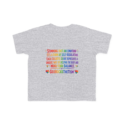 Educational Stimming Geode -Autism Self Sensory Regulation Toddler Tee