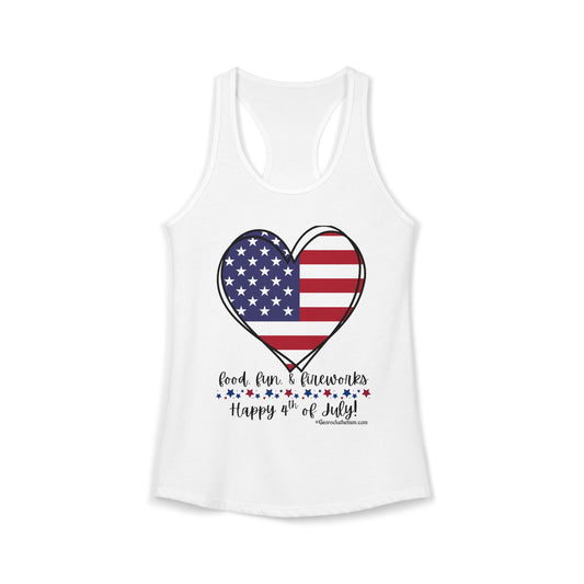 All Heart for America Racerback Tank