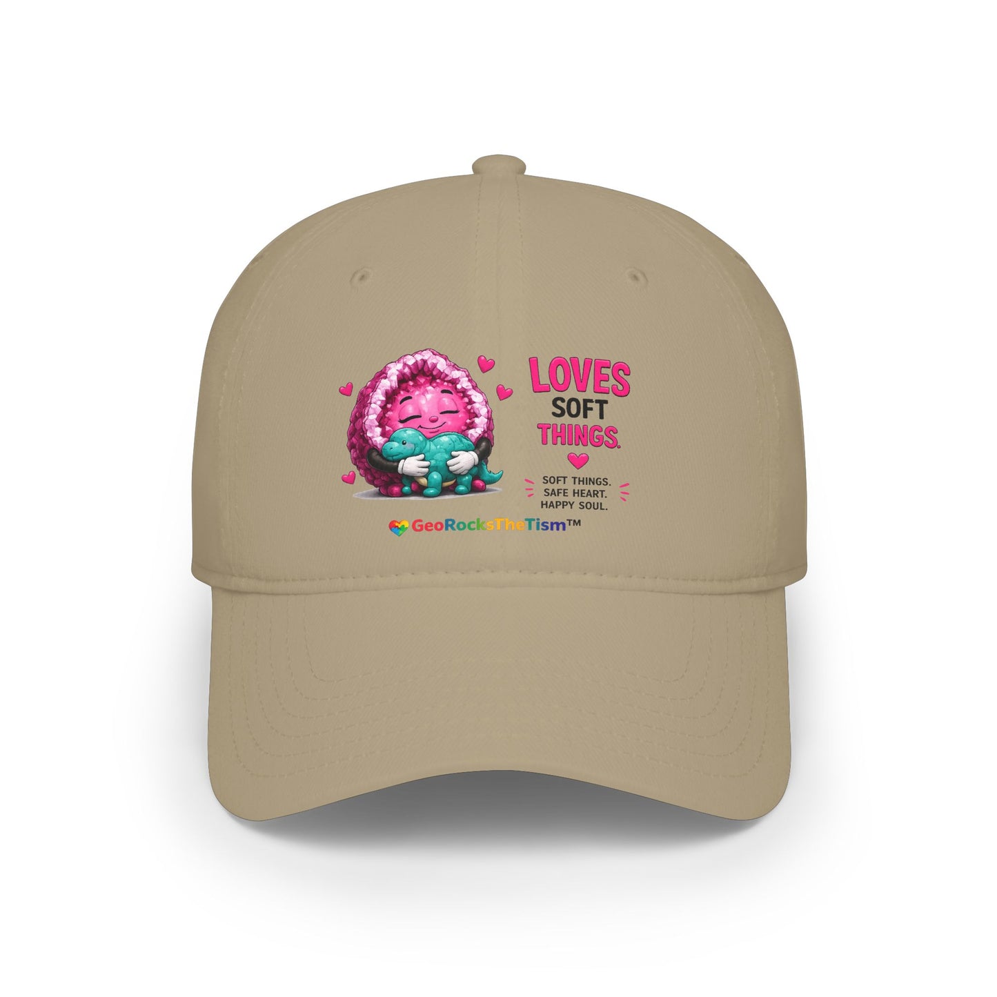 "Loves Soft Things" Stimming Geode -Autism Self Sensory Regulation Cap