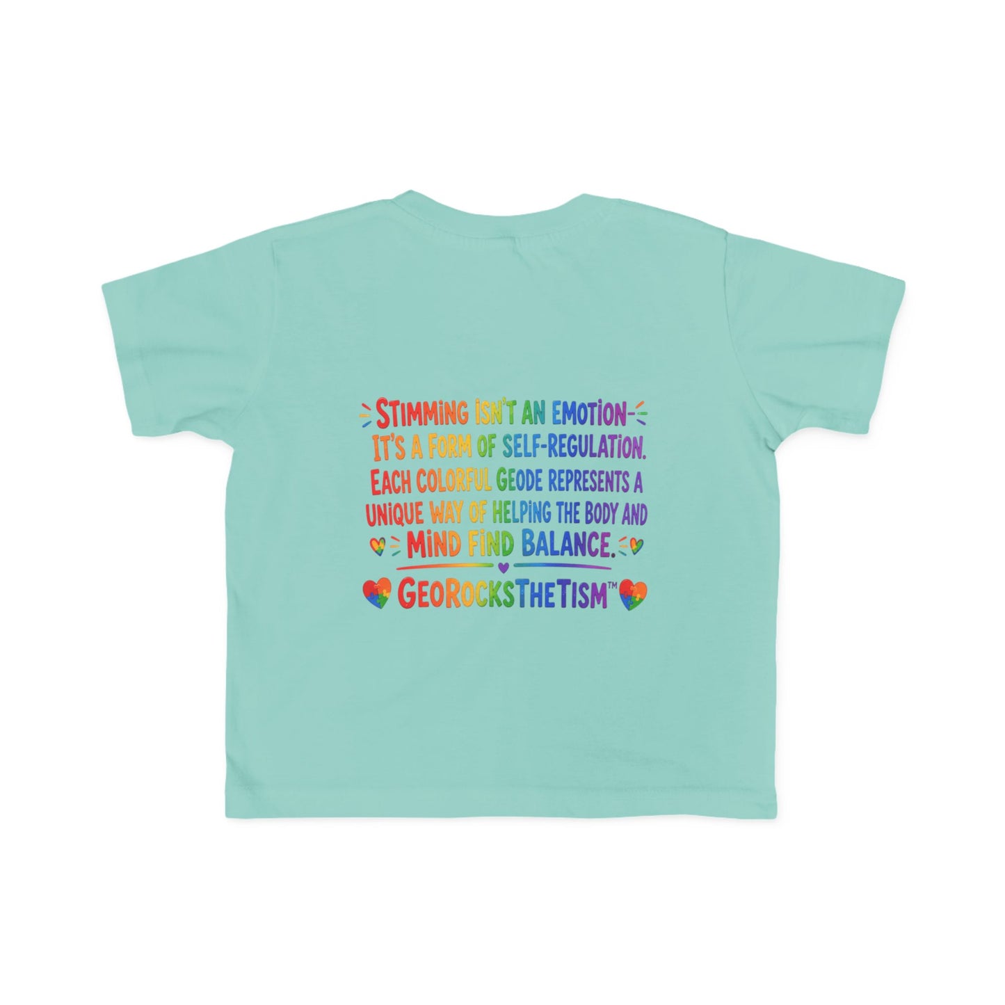 "Music Lover" Stimming Geode Autism Self Sensory Regulation Toddler Tee