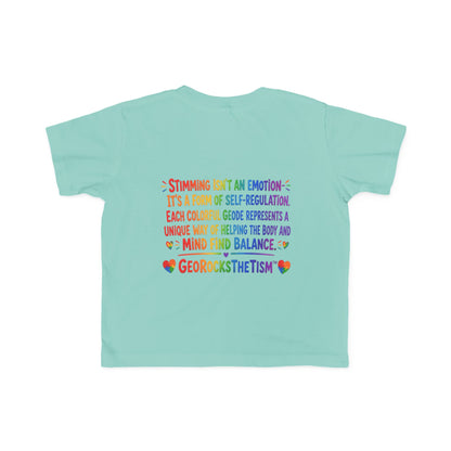 "Music Lover" Stimming Geode Autism Self Sensory Regulation Toddler Tee