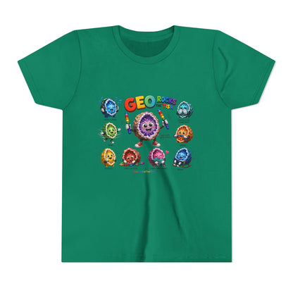 Stimming Colorful Geodes Education- Youth Tee