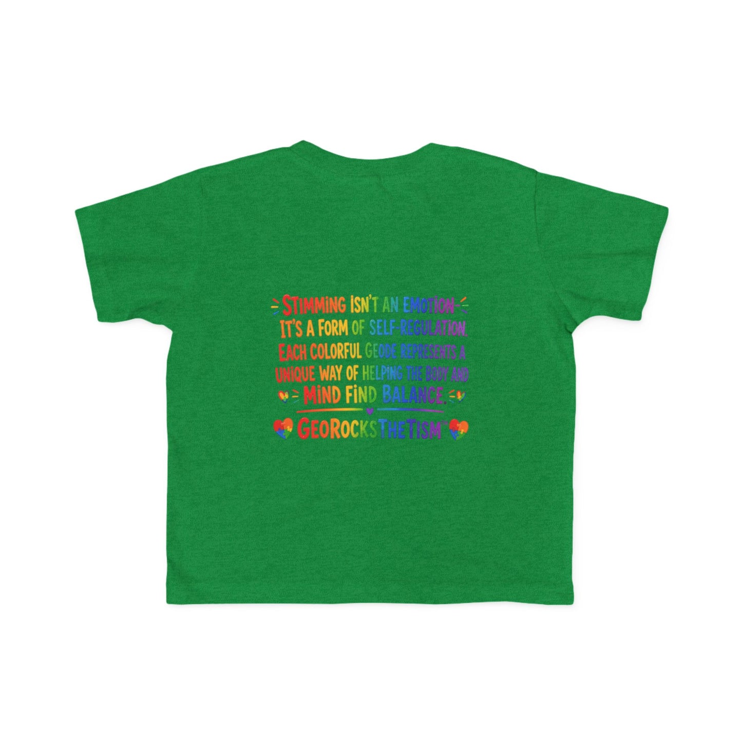 Educational Stimming Geode -Autism Self Sensory Regulation Toddler Tee