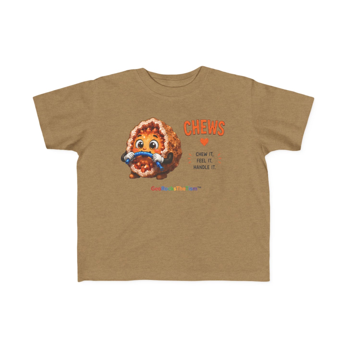 “Chews” Stimming Geode Autism Self Sensory Regulation Toddler Tee