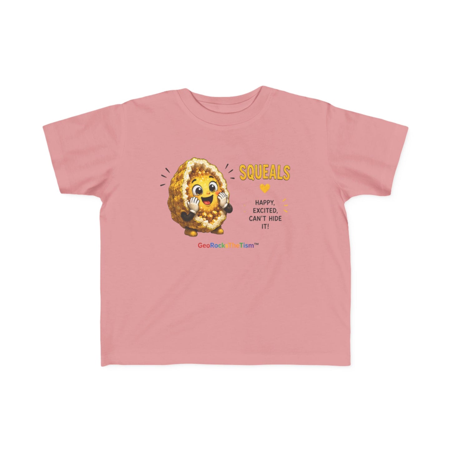 "Squeals" Stimming Geode Autism Self Sensory Regulation Toddler Tee