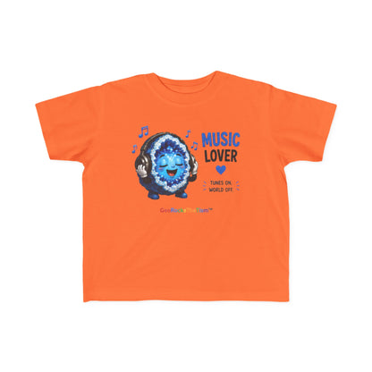 "Music Lover" Stimming Geode Autism Self Sensory Regulation Toddler Tee