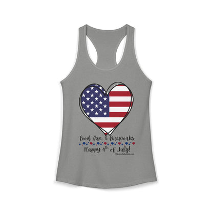 All Heart for America Racerback Tank