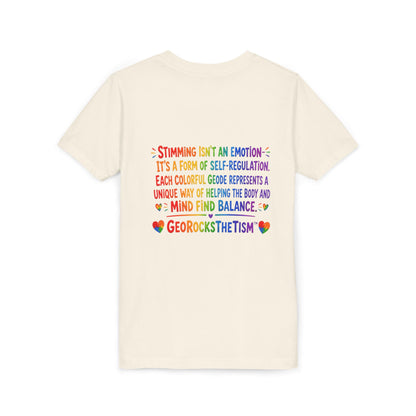 Stimming Colorful Geodes Education- Youth Tee