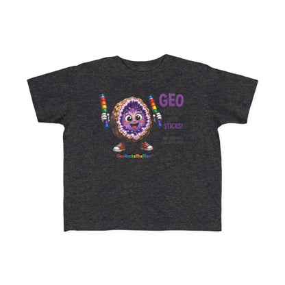 "Geo Flaps with Sticks" Stimming Geode Autism Self Sensory Regulation Toddler Tee